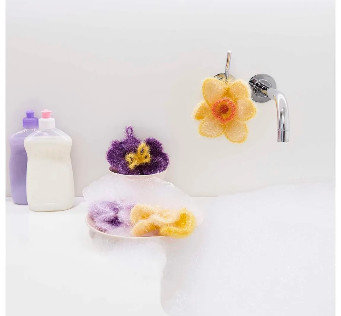Online Rico Design Creative Bubble Häkelset "Frühlingsblumen"