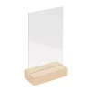 Outlet Rico Design Holzaufsteller mit doppelter Acrylscheibe, 13 x 18 cm