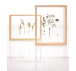 Best Rico Design Holzrahmen Natur mit doppelter Acrylscheibe
