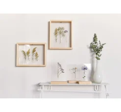 Best Rico Design Holzrahmen Natur mit doppelter Acrylscheibe