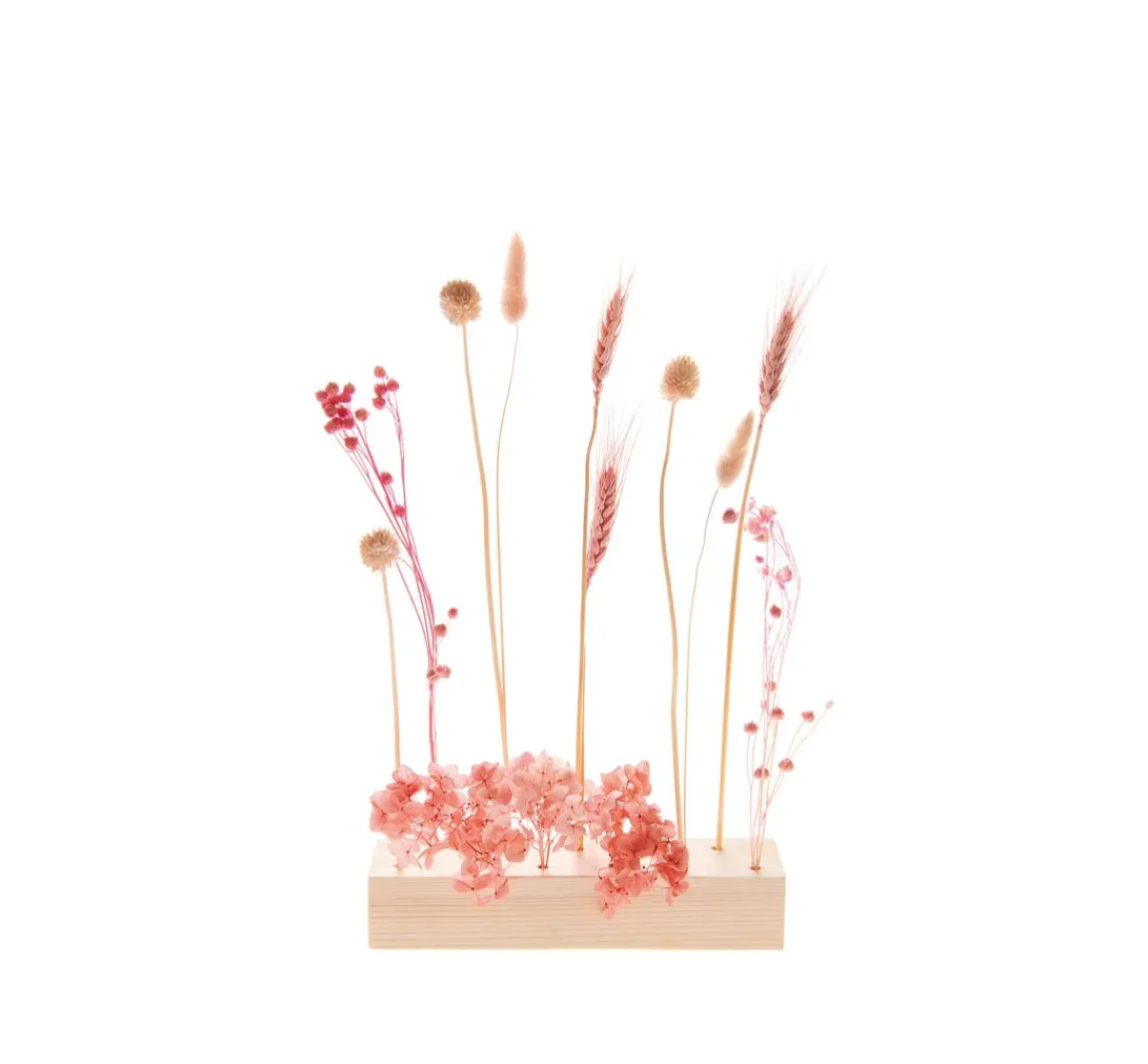 Best Rico Design Holzständer für Trockenblumen, 21 x 4 x 5 cm