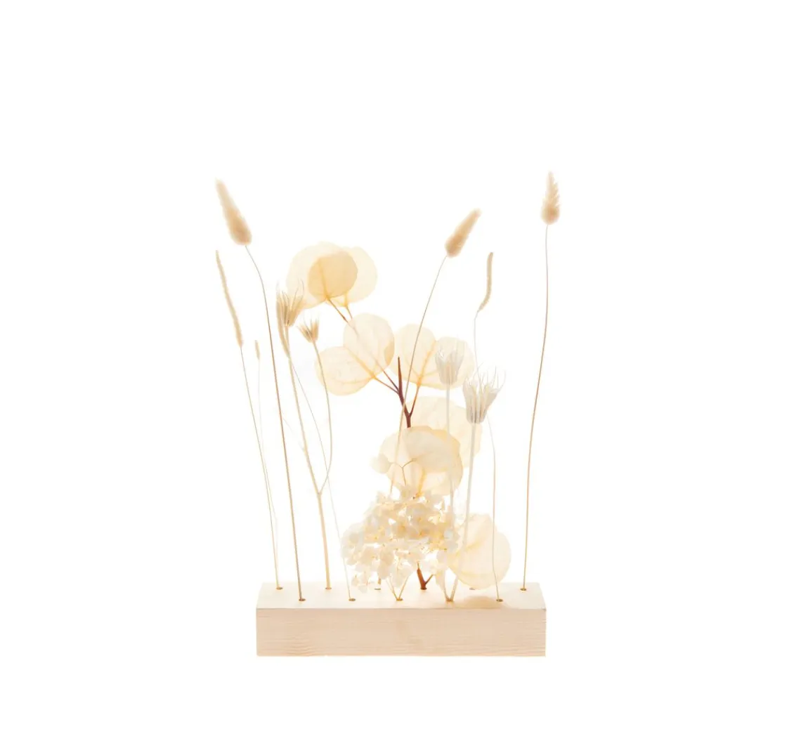 Best Rico Design Holzständer für Trockenblumen, 21 x 4 x 5 cm