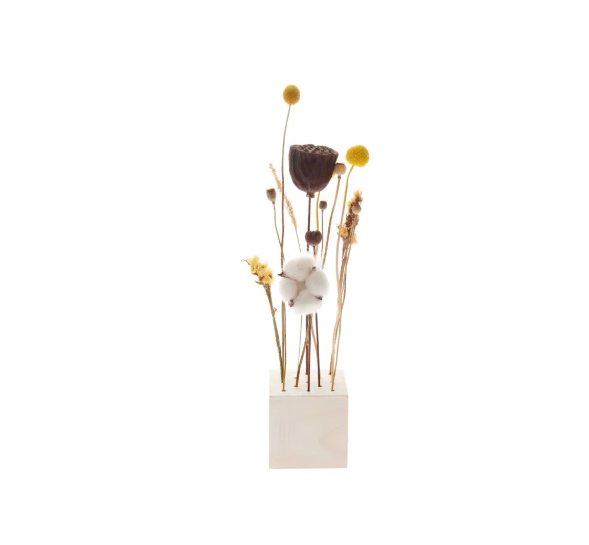 Discount Rico Design Holzständer für Trockenblumen, 8 x 8 x 8 cm