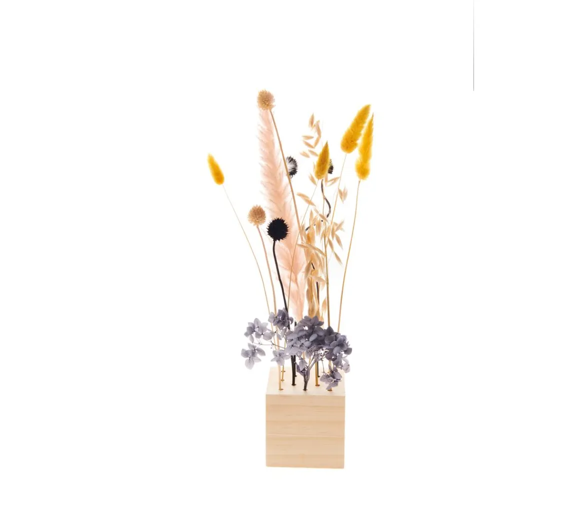 Discount Rico Design Holzständer für Trockenblumen, 8 x 8 x 8 cm