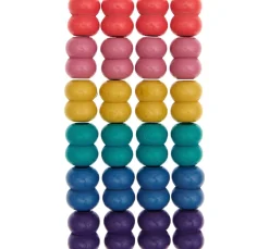 Clearance Rico Design Made by Me Makramee Perlen "Regenbogenfarben"