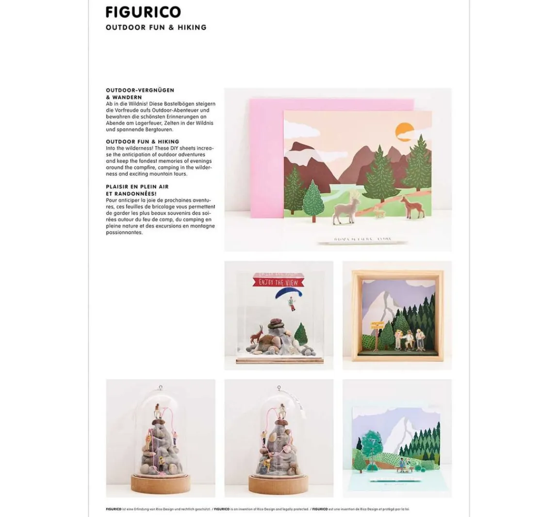 Sale Rico Design Papierkulissen Block "FIGURICO"