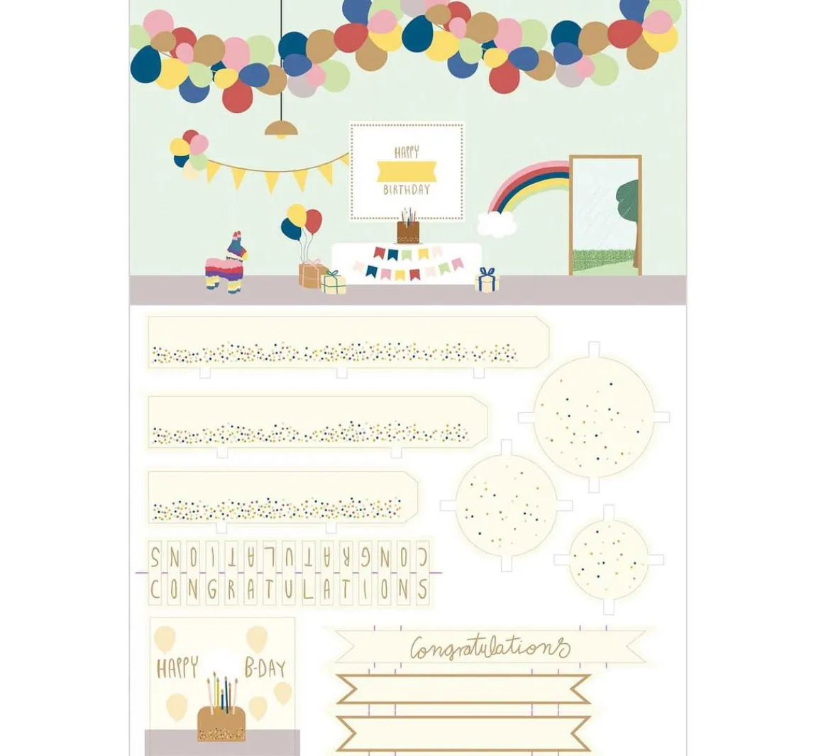 Sale Rico Design Papierkulissen Block "FIGURICO"