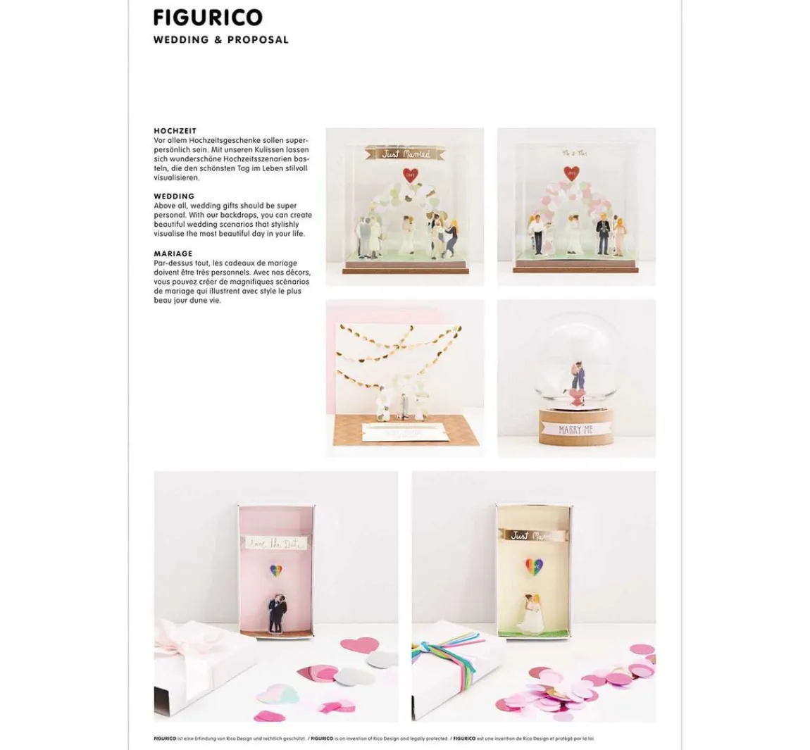 Sale Rico Design Papierkulissen Block "FIGURICO"