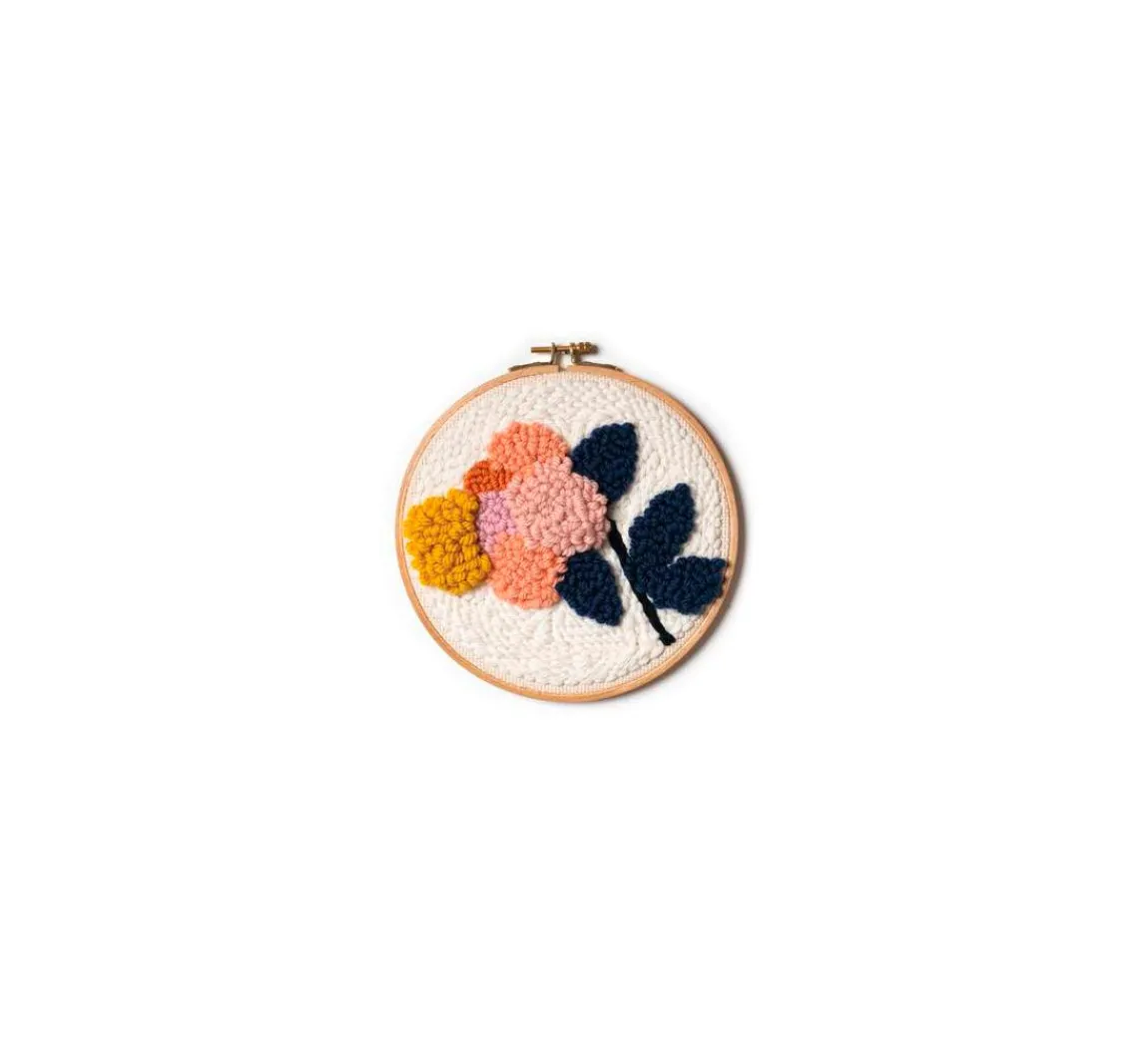 Hot Rico Design Punch Needle Set "Bild Blume"