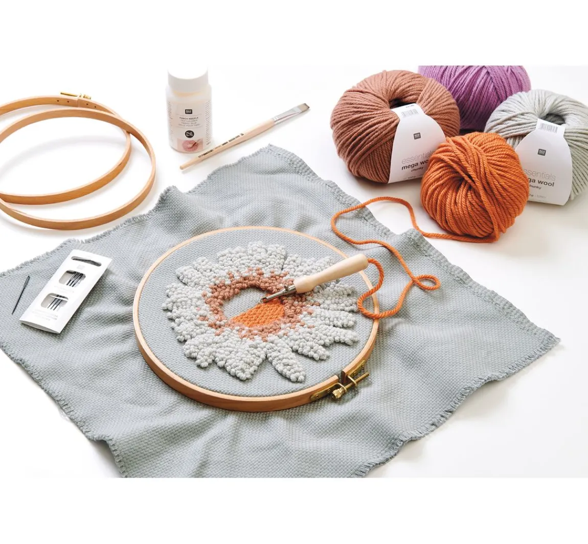 Discount Rico Design Punch Needle Holz