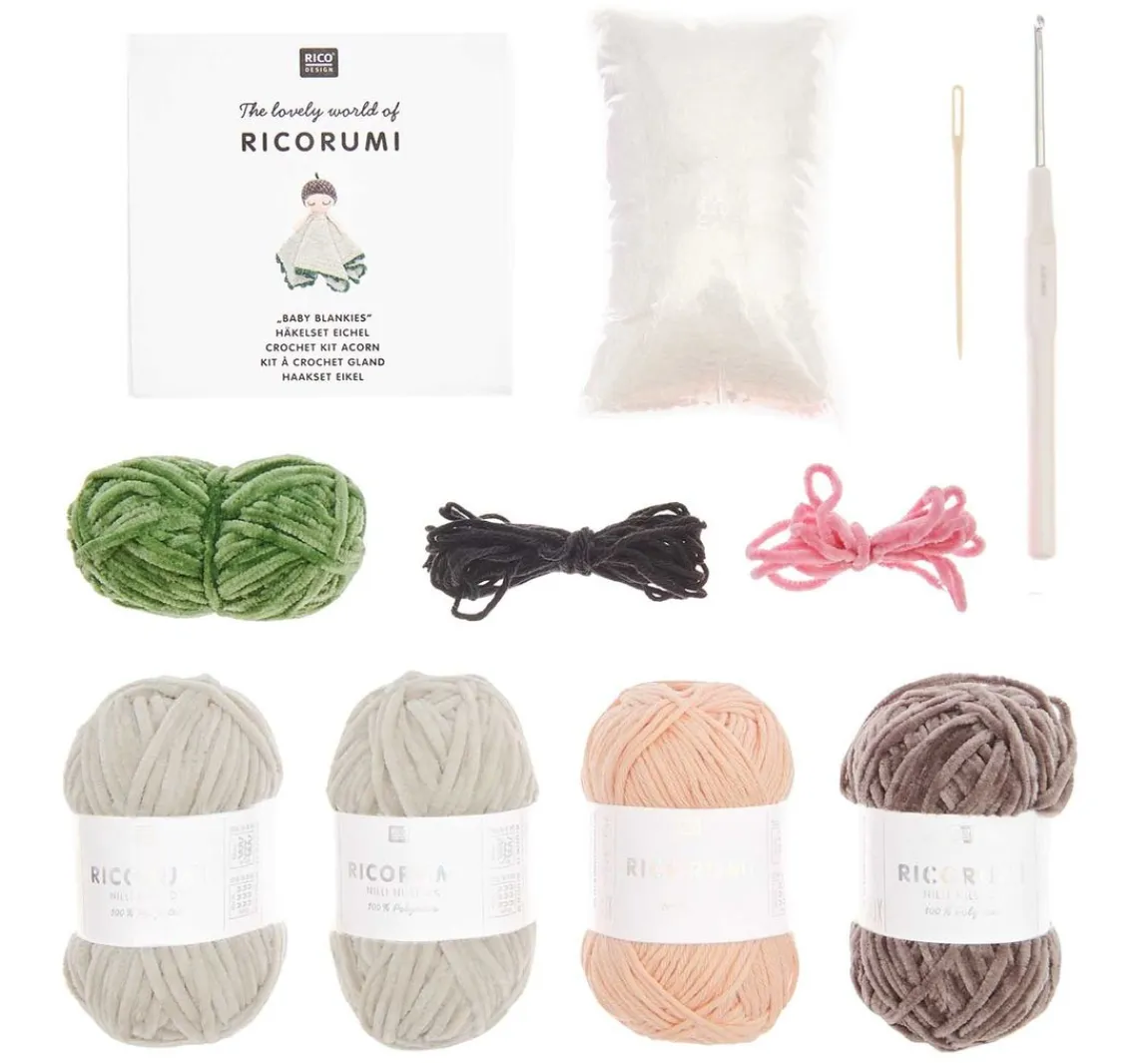 Clearance Rico Design Ricorumi Häkelset "Baby Blankies"