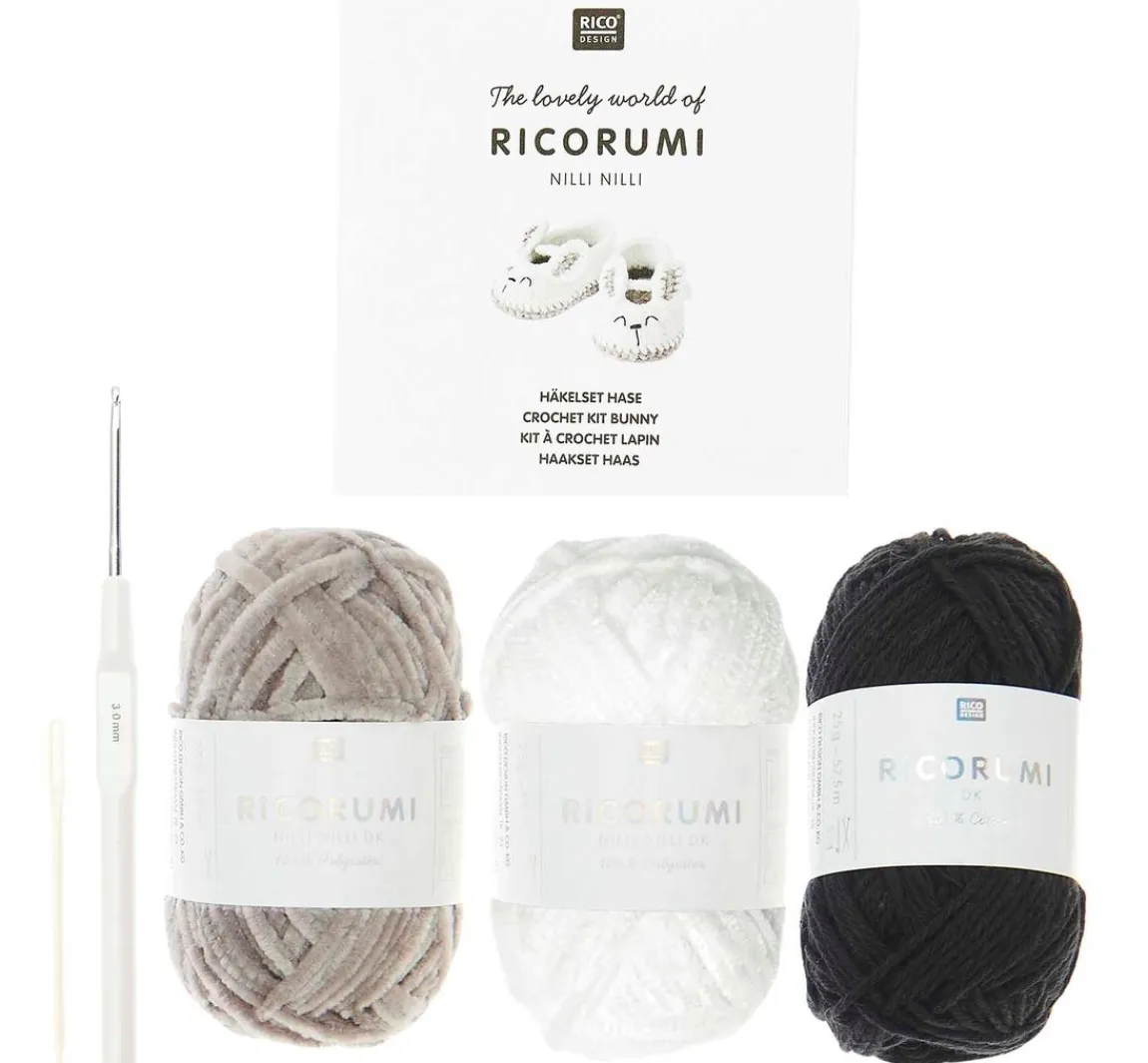 Outlet Rico Design Ricorumi Häkelset "Baby Booties"