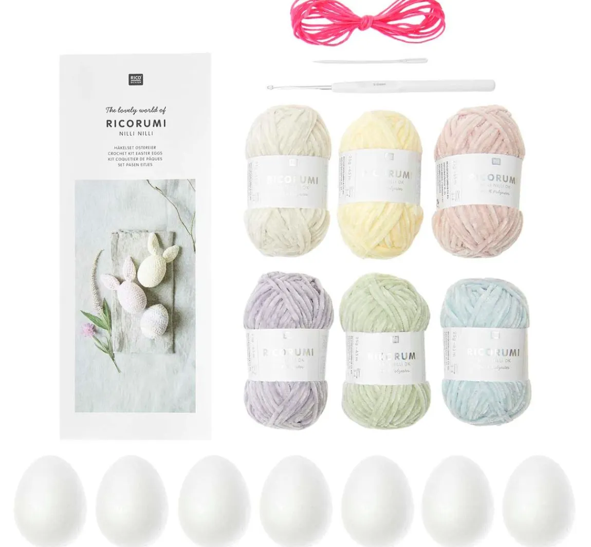 Clearance Rico Design Ricorumi Häkelset "Ostereier Nilli Nilli"