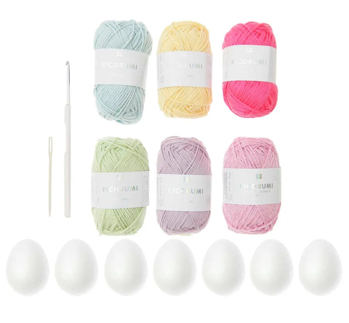Online Rico Design Ricorumi Häkelset "Ostereier Pastel"