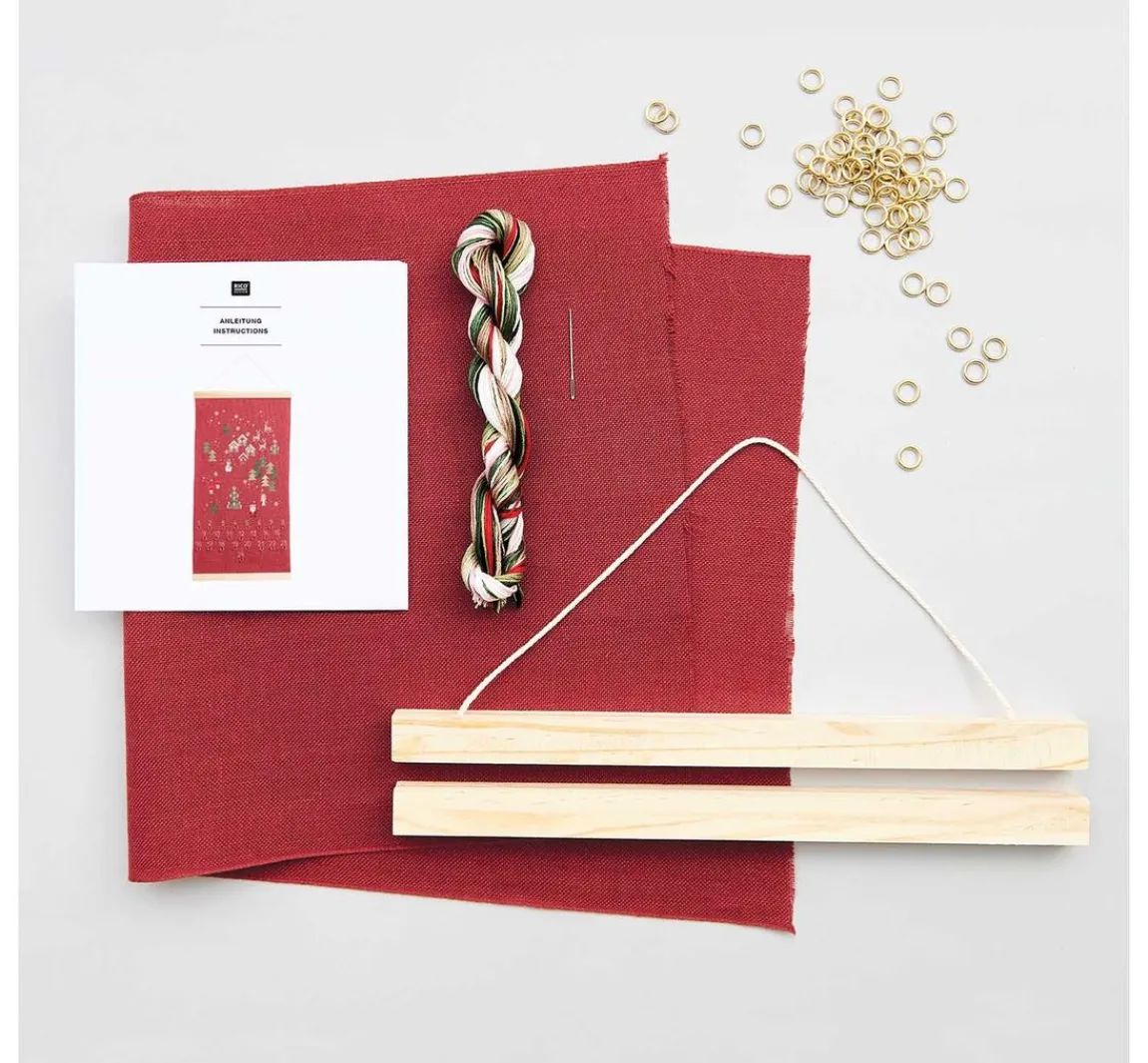 Discount Rico Design Stickpackung "Adventskalender"