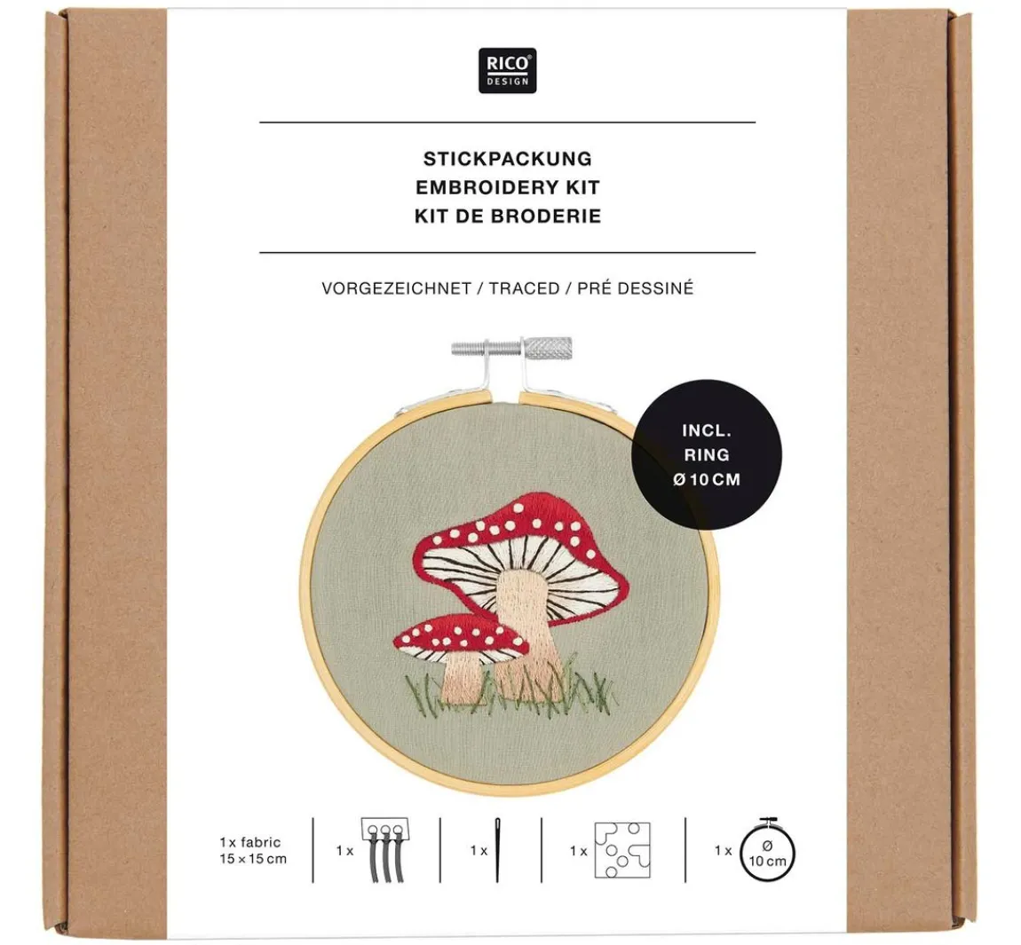 Discount Rico Design Stickset "Shroom"