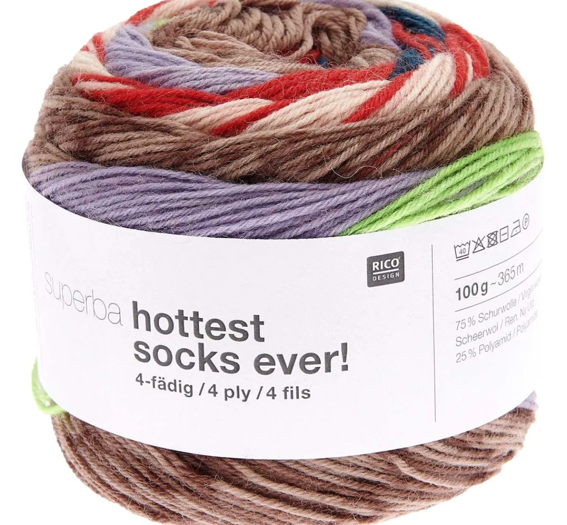 Clearance Rico Design Superba Hottest Socks Ever!