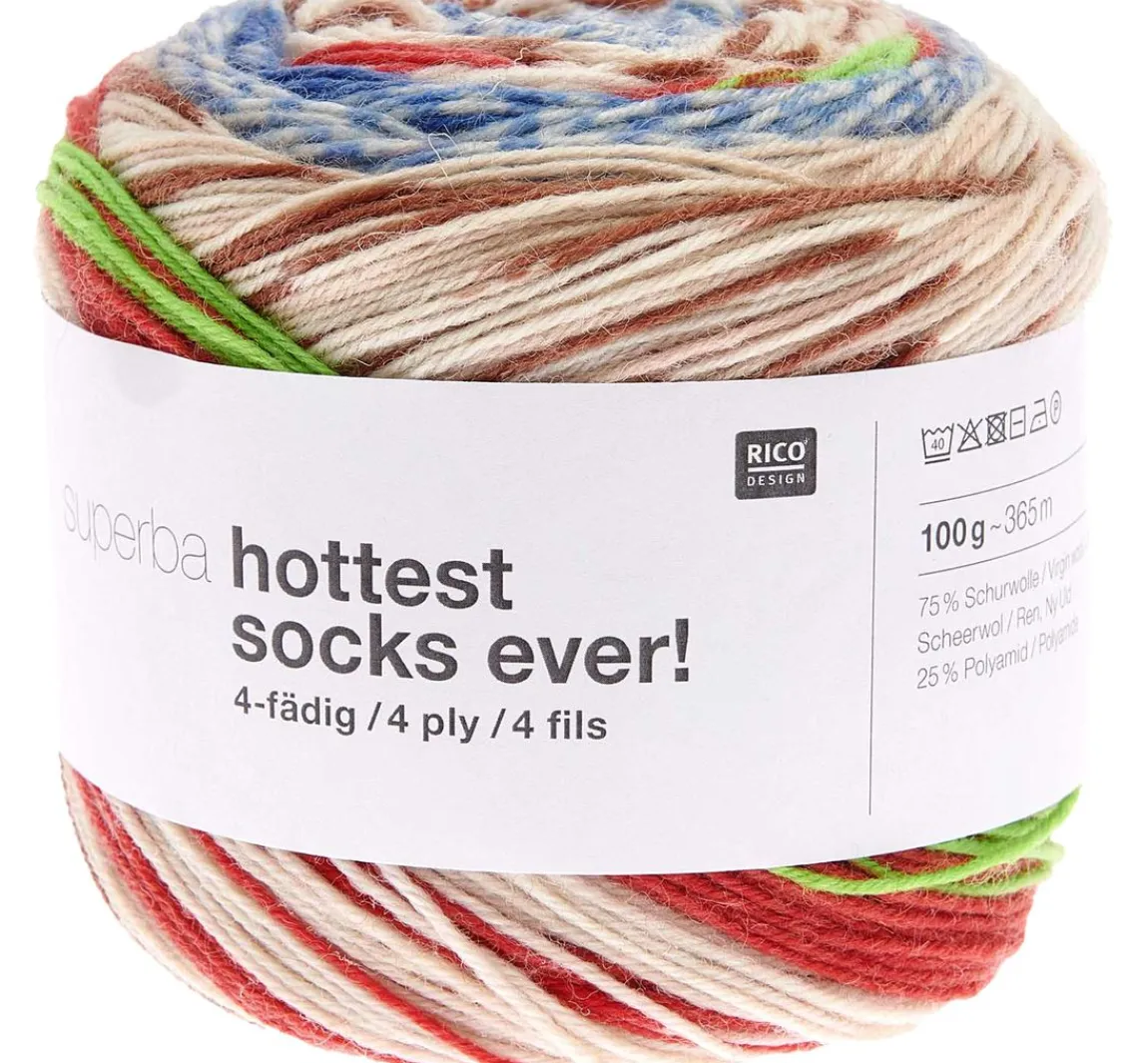 Clearance Rico Design Superba Hottest Socks Ever!