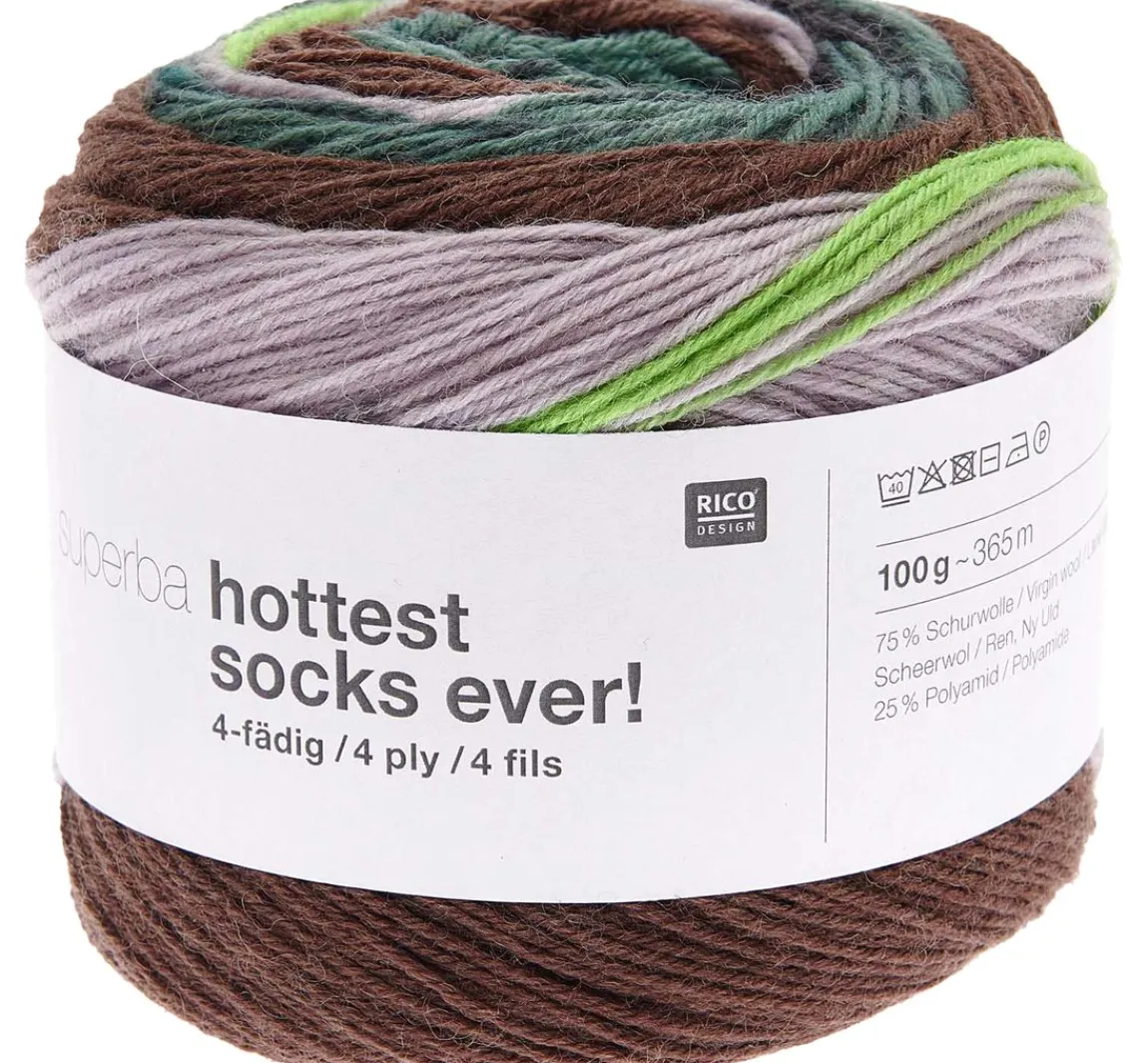 Clearance Rico Design Superba Hottest Socks Ever!