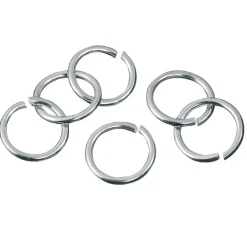 Online PRACHT Ringel, 925er Sterling-Silber, 6 Stück