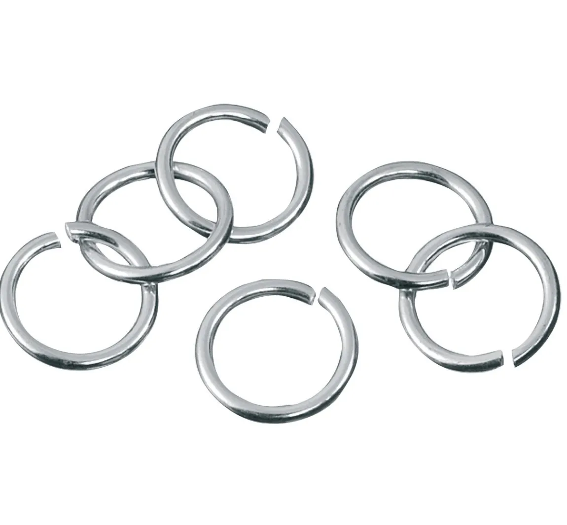 Online PRACHT Ringel, 925er Sterling-Silber, 6 Stück