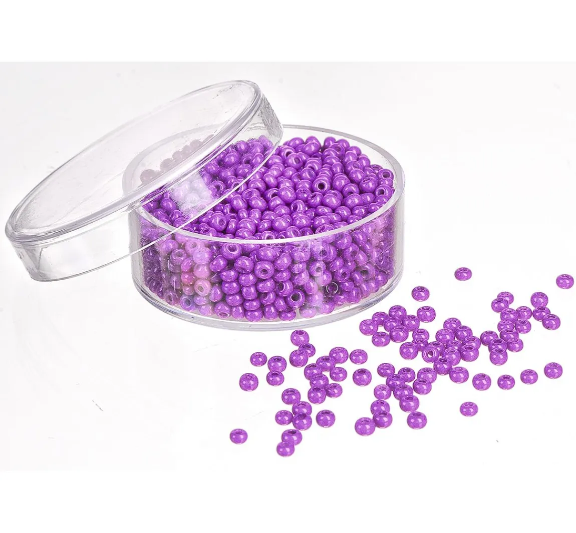 Discount PRACHT Rocailles, satte Farben, 2,6mm