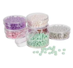 PRACHT Rocailles, satte Farben, 4,5mm
