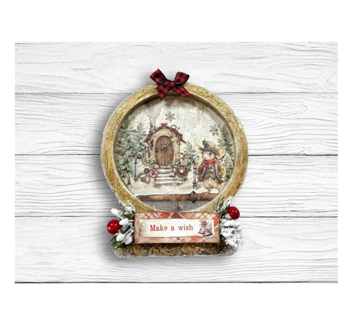 Sale Stamperia Rub On Sortiment "Gear up for Christmas"