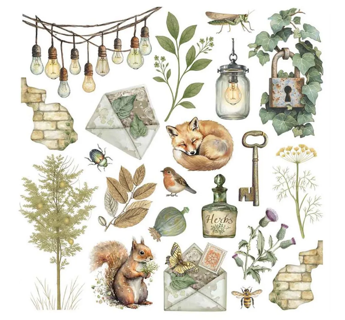 Discount Stamperia Rub On Sortiment "Herbarium Silvae"