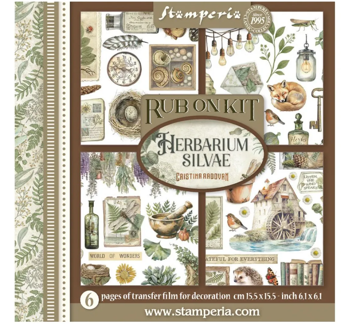 Discount Stamperia Rub On Sortiment "Herbarium Silvae"