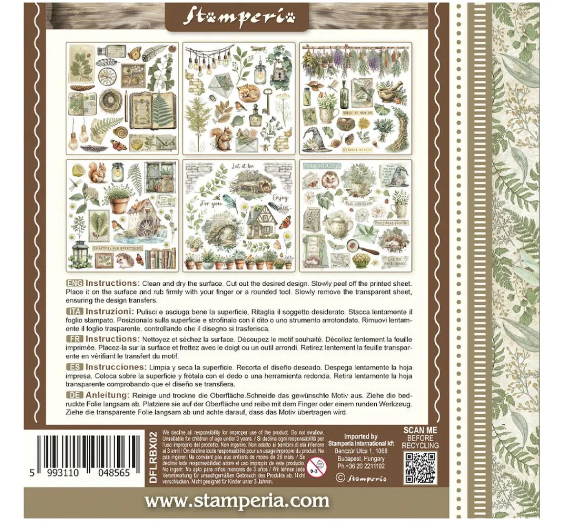 Discount Stamperia Rub On Sortiment "Herbarium Silvae"