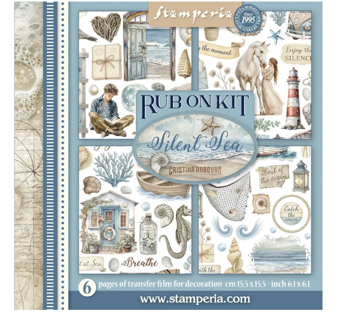 Stamperia Rub On Sortiment "Silent Sea"