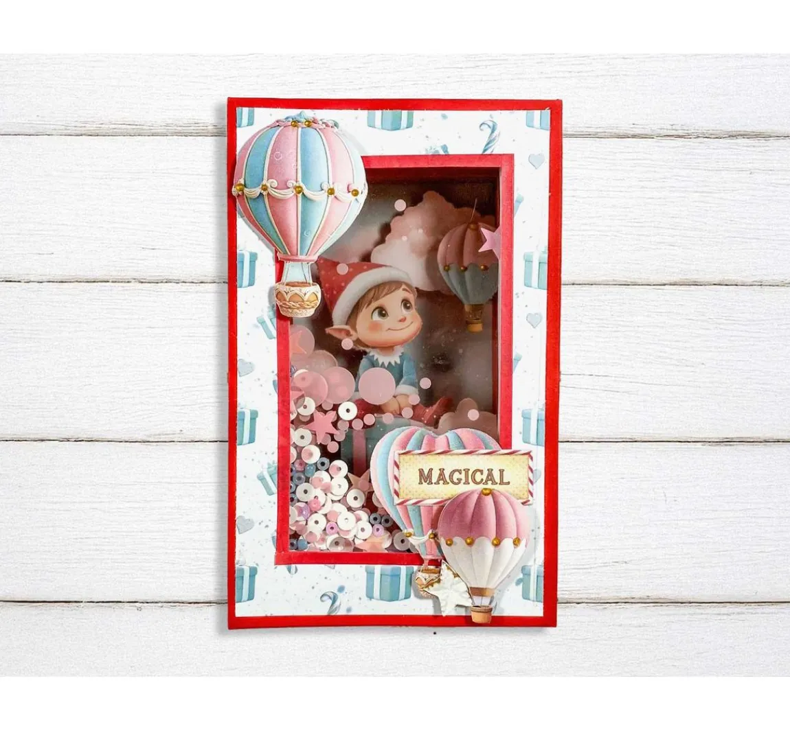 Online Stamperia Rub On Transferfolie "Candy Christmas"