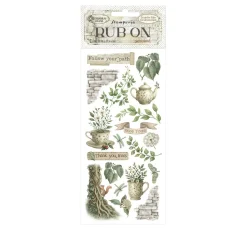 Stamperia Rub On Transferfolie "Herbarium Silvae"