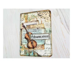 New Stamperia Rub On Transferfolie "Music"