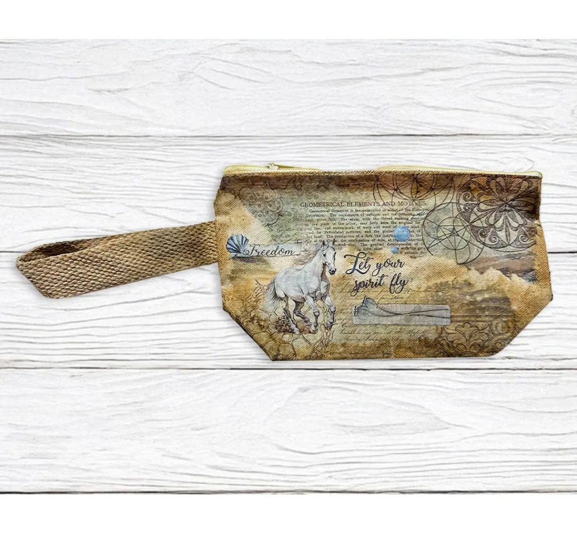 Stamperia Rub On Transferfolie "Silent Sea - Horses"