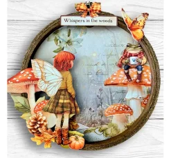 Stamperia Rub On Transferfolie "Whispering Woods"