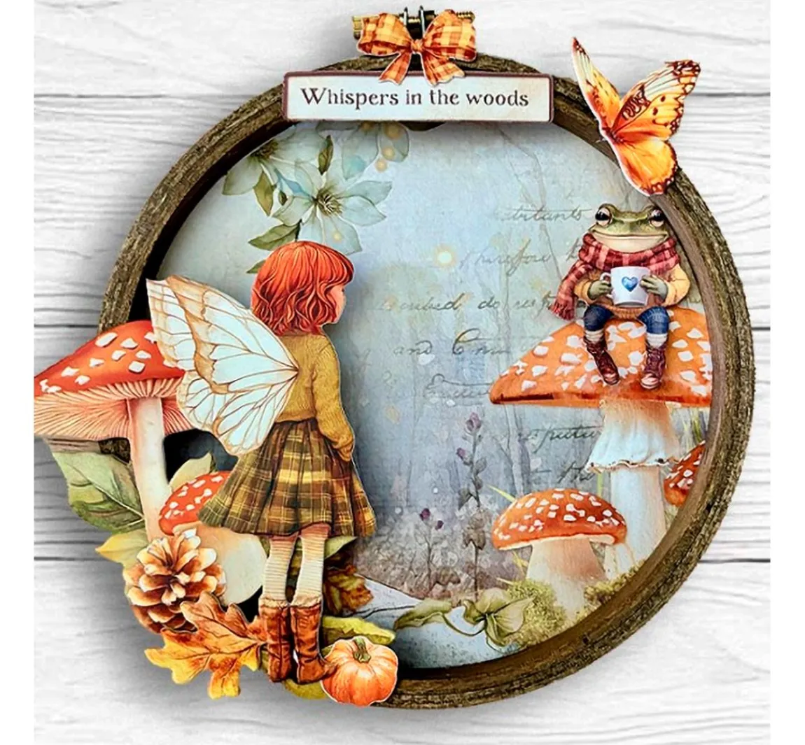 Stamperia Rub On Transferfolie "Whispering Woods"