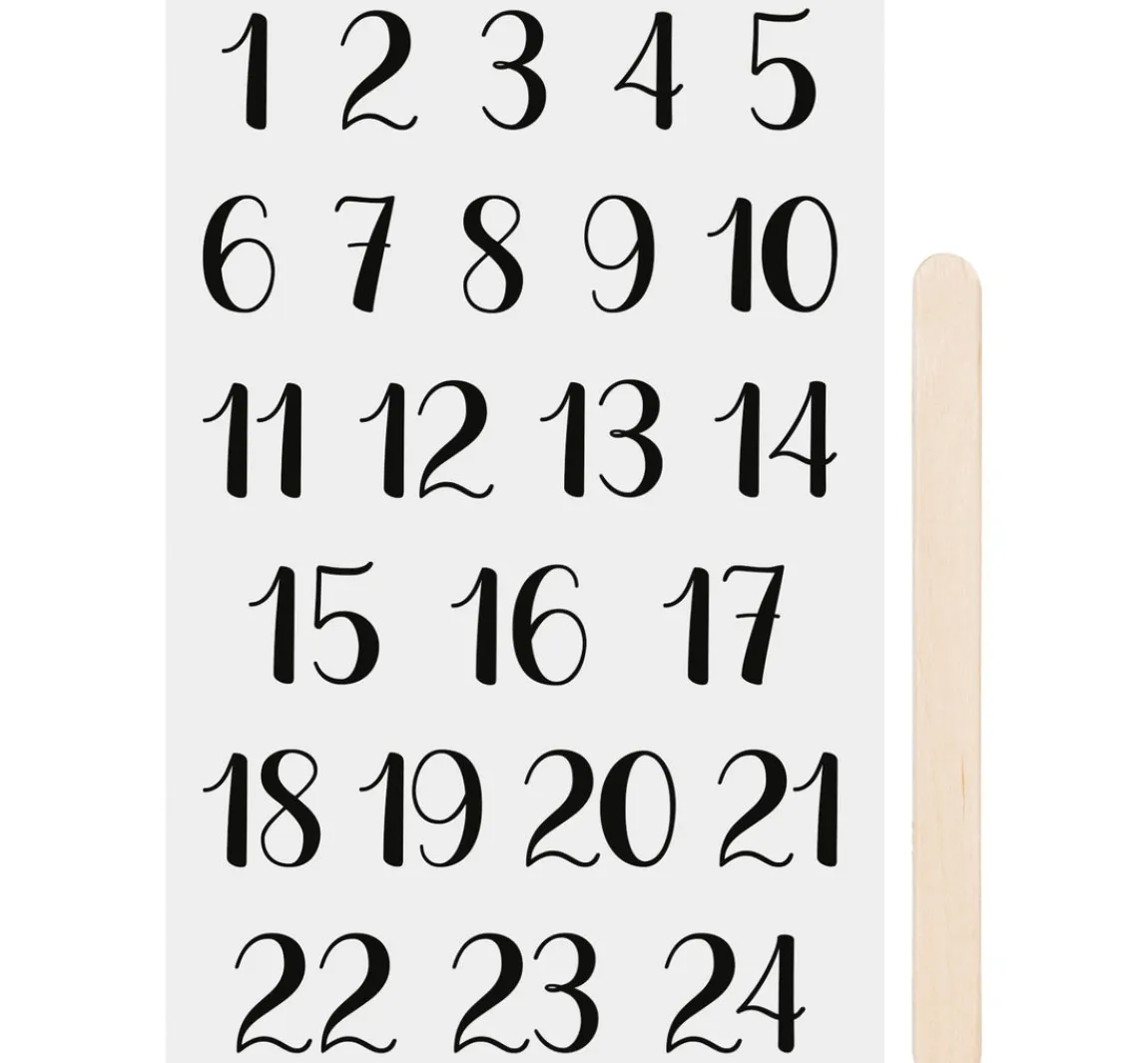Online Heyda Rubbel-Sticker "Advent"