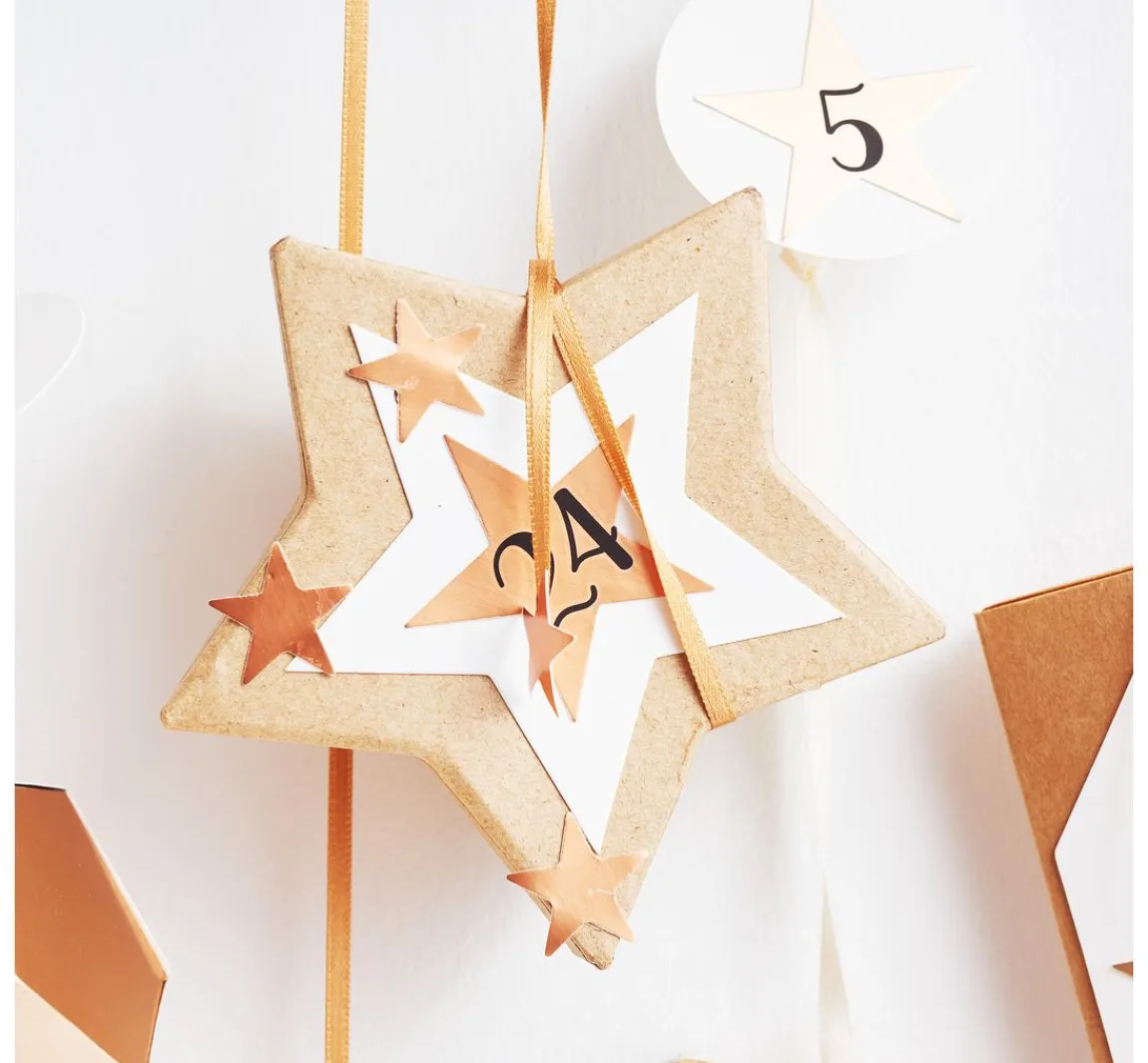 Online Heyda Rubbel-Sticker "Advent"