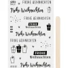 Hot Heyda Rubbel-Sticker "Frohe Weihnachten"