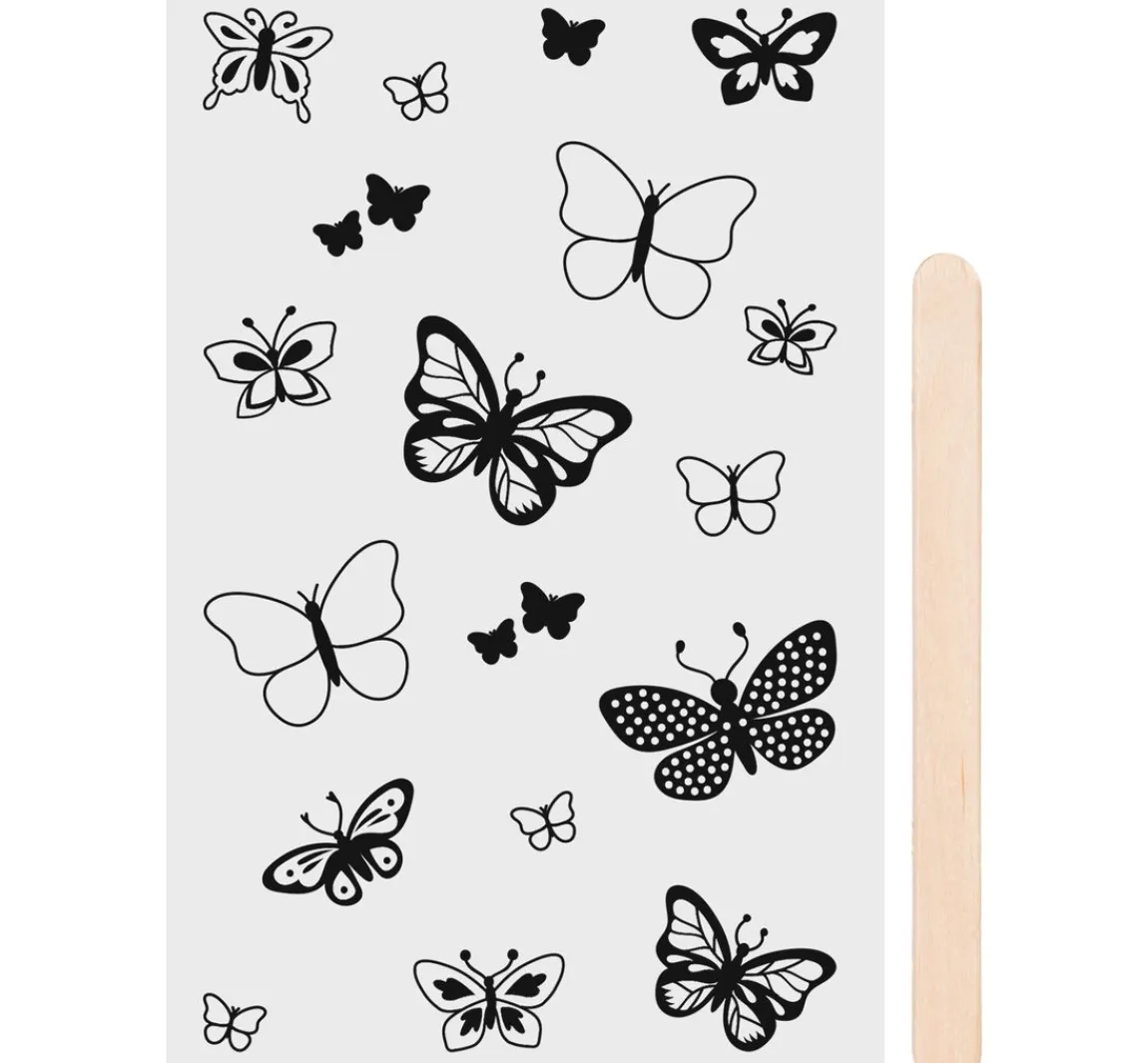 Heyda Rubbel-Sticker "Schmetterlinge"