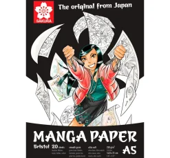 Best Sakura Manga Papier, 20 Blatt, 250 g/m²