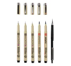 Best Sakura Pigma Micron "Manga Sammlung", 6er-Set