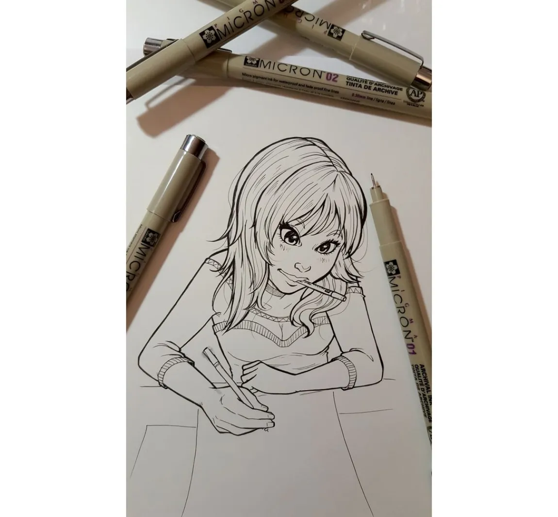 Best Sakura Pigma Micron "Manga Sammlung", 6er-Set