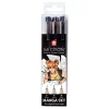 Sale Sakura Pigma Micron "Manga Sammlung", 3er-Set, Schwarz