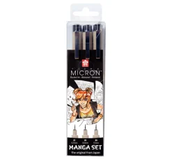Sale Sakura Pigma Micron "Manga Sammlung", 3er-Set, Schwarz