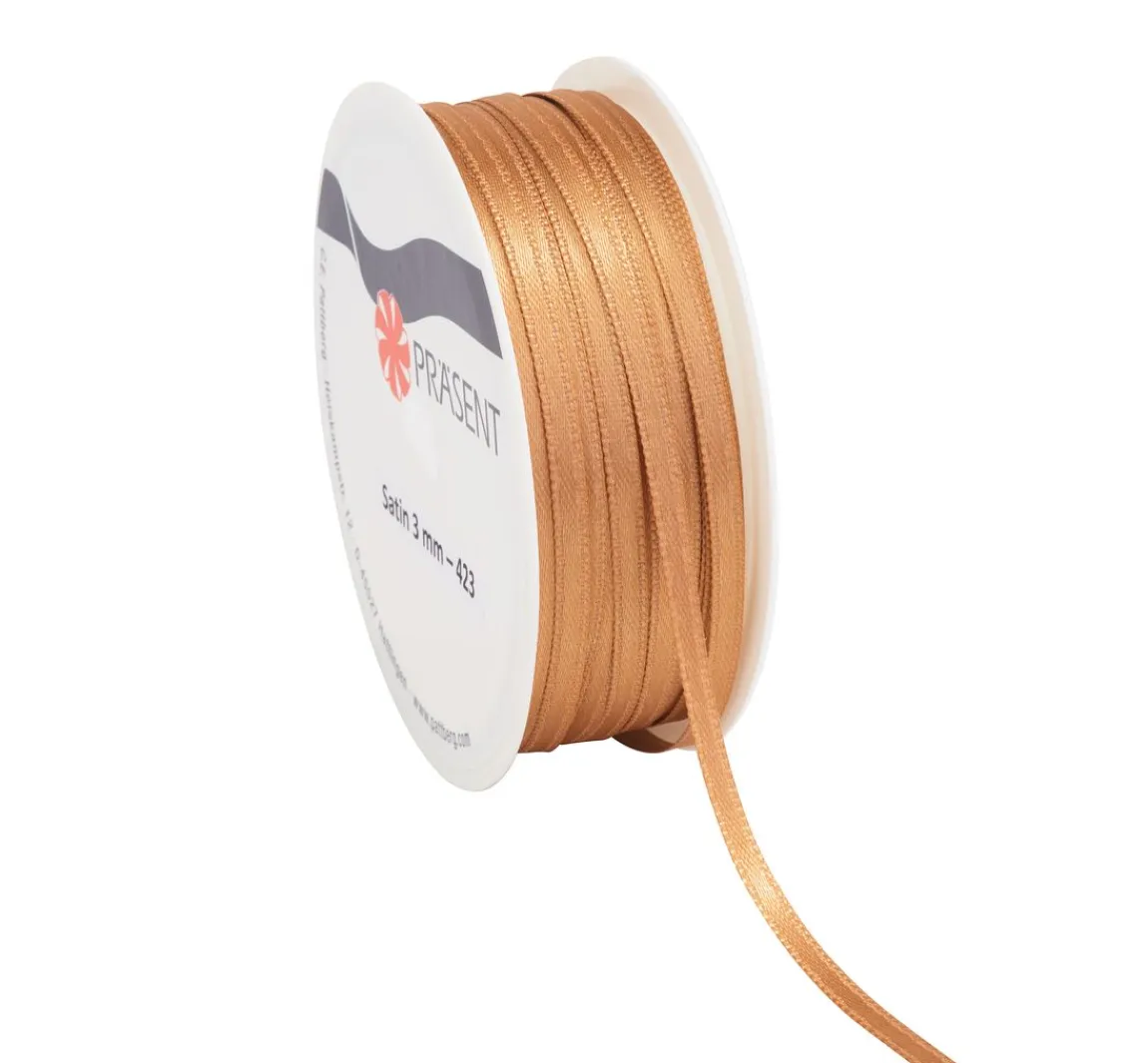 Best PRÄSENT Satinband, 3 mm