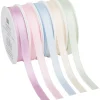 Hot VBS Satinband "Pastell 10 mm", 5er-Set à 3 m