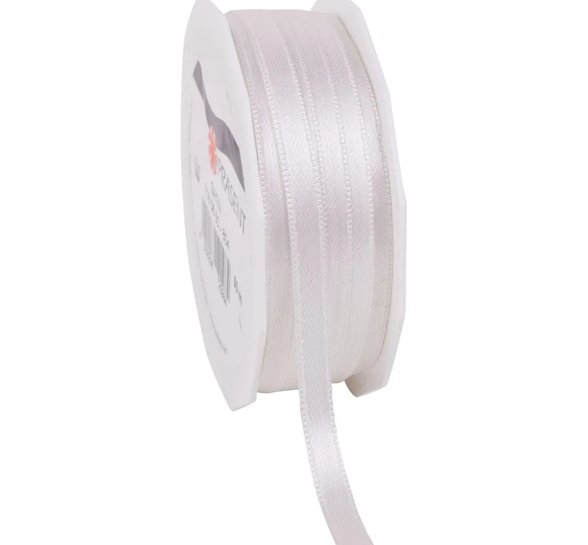 Outlet PRÄSENT Satinband "Uni", 6 mm